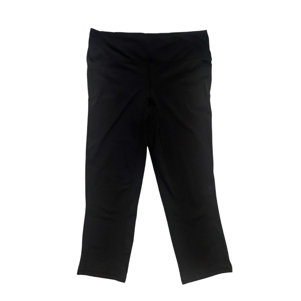 2/$30 GapBody Black Capri Leggings Pants Small Stretch Workout Crop MidRise Yoga